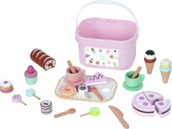 Juego de dulces de madera Sweet Cake en caja