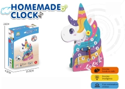 Kit de construcción Reloj Unicornio
