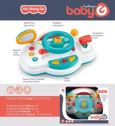 Simulador interactivo de conducción para niños con luces y sonidos