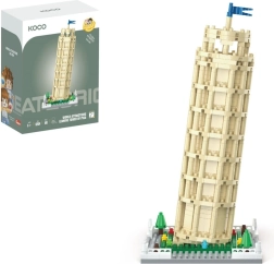 Set de construcción mini KOCO World of Atractions: Torre inclinada, 548 piezas