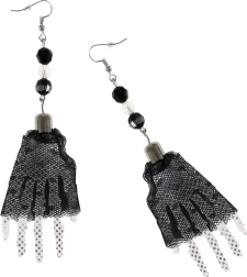 Pendientes de manos de bruja para Halloween