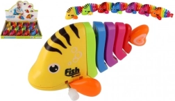 Pez de plástico de cuerda de colores 11 cm