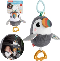Fisher-Price juguete colgante tucán con sonajero y alitas