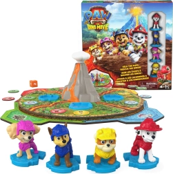 Paw Patrol Dino Movie: juego de mesa con volcán giratorio