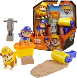 Set de construcción PAW PATROL Rubble & Crew con arena cinética y accesorios