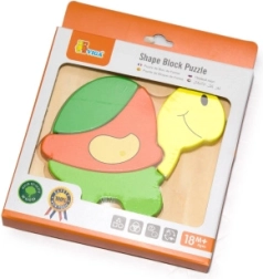 Puzzle de madera Viga tortuga para los más pequeños