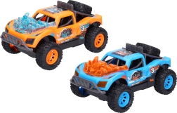 Coche todoterreno de fricción con luz y sonido 15 cm