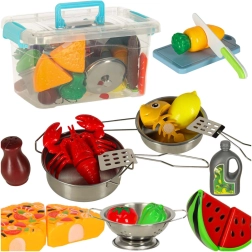 Set de verduras y frutas para cortar de 36 piezas con accesorios
