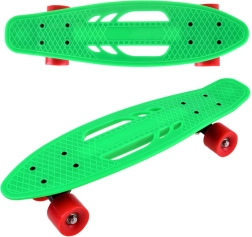 Penny skateboard infantil con recortes de agarre, hasta 50 kg – Verde