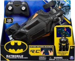 Batman Batmóvil RC con figura 1:20, 26 cm