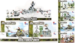 Kit de construcción Military Force – 8 variantes de modelos militares