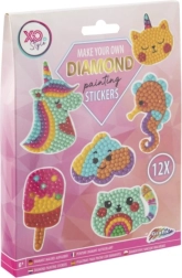 Pegatinas con Pintura de Diamantes Unicorn 12 uds