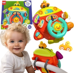 Woopie Baby volante interactivo de avión para cuna y cochecito con efectos 18m+