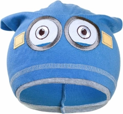 Gorrito infantil de otoño New Baby Minions azul claro