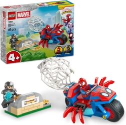 LEGO Spidey en moto vs. Rhino