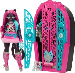 Monster High Secretos Embrujados Catty Noir – juguete con armario y sorpresas