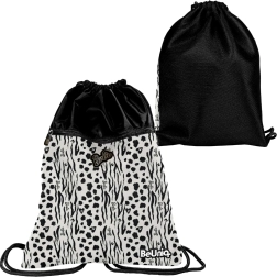 Gym sack PASO BeUniq Premium Barbie, blanco y negro