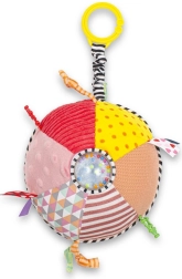 Juguete educativo interactivo de peluche para cochecito BABY MIX con sonajero