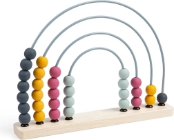 Ábaco arcoíris de madera BIGJIGS TOYS