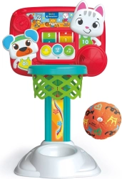 Canasta de baloncesto interactiva CLEMENTONI Baby