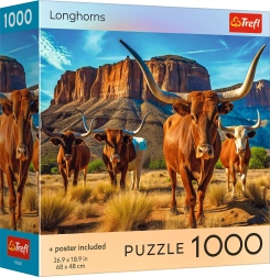 Puzzle Trefl Longhorns 1000 piezas