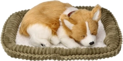 Cachorrito CORGI que respira – juguete de peluche realista