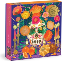 Puzzle metálico cuadrado Altar del Día de Muertos de 500 piezas