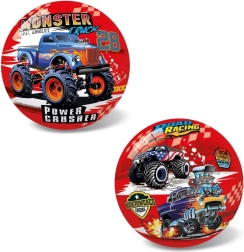 Pelota con motivo de monster truck, 14 cm