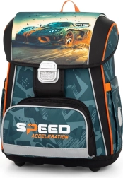Mochila escolar Premium con motivo de coche
