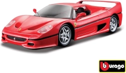 Modelo de metal Bburago 1:24 Ferrari F50 rojo