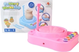 Torno de alfarería para niños con adaptador