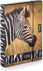 Caja para cuadernos A4 Jumbo con motivo de cebra