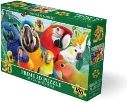 Puzzle 3D Papagayos sonrientes 100 piezas