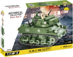 Maqueta del tanque H.M.C. M8 Scott 1:35 de COBI
