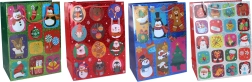 Bolsa de regalo S 18 × 23 × 8 cm – motivo navideño