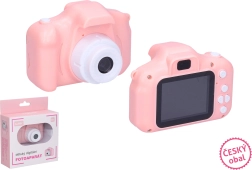 Cámara digital infantil rosa