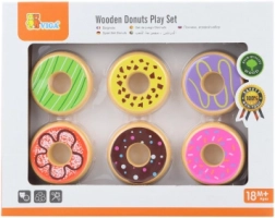 Donuts de madera VIGA – set de 6 uds