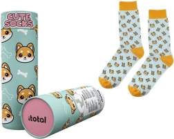 Calcetines de algodón con motivo de perritos