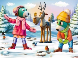 Puzzle TREFLÍCI Tiempo navideño 30 piezas