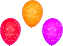 Globos inflables con estampado 30 cm - set de 10 uds