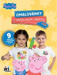 Libro para colorear con imágenes termoadhesivas Peppa Pig