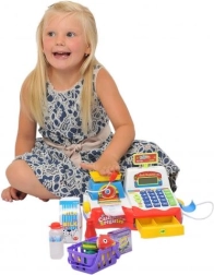 Plejo caja registradora electrónica infantil con accesorios