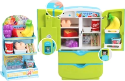 Nevera infantil con estante y alimentos con efectos 28 cm