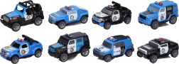 Coche de intervención policial de retrofricción 10 cm