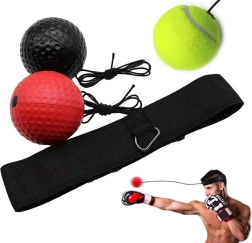 Juego de pelotas de reflejos para boxeo – fight ball de entrenamiento, 3 uds