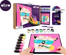 Pintura con masa por números Lama 29 × 29 cm