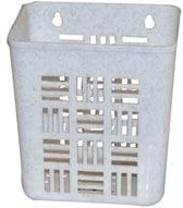 Cestillo colgante de plástico pequeño 12 × 10 × 13 cm – mix de colores