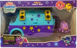 Autobús de fiesta PINATA SMASHLINGS con 4 figuras