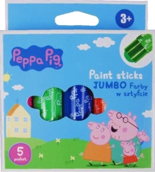 Jumbo barras de color en stick ASTRA – PEPPA PIG, 4 uds