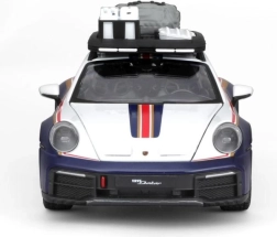 Modelo de metal 1:24 Porsche 911 Dakar Roughroads azul